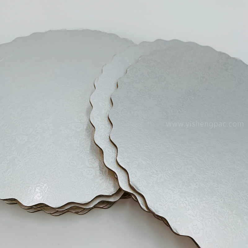 Silver Cake Boards 25cm Cake Board 10-inch Round and Silver