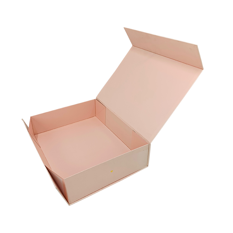 Pink Elegáns Papír Ajándékdoboz Összeomlható Stílus Ruhák egyedi doboza