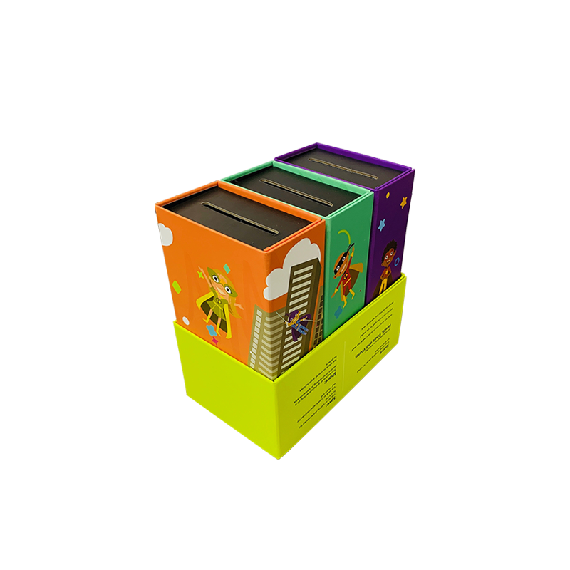 Malacka Bank for Kids 3-in-1 Money Box Made of Cardboard
